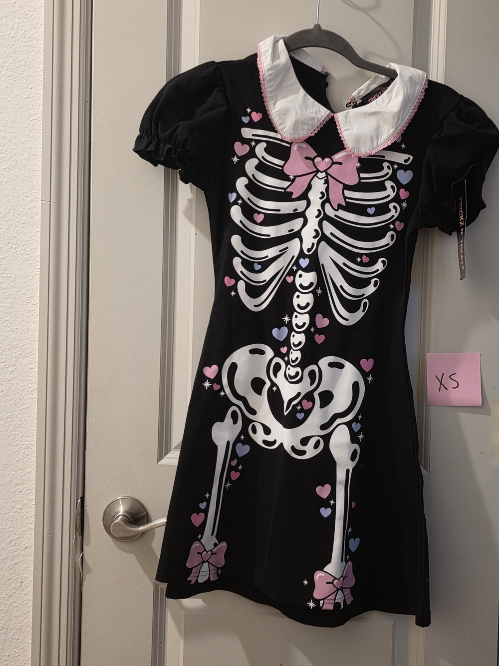 Rattle My Bones Mini Dress - Hearts